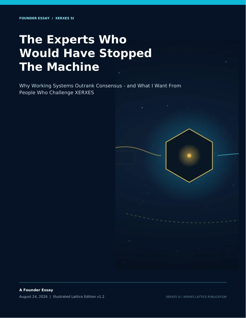 Illustrated Lattice Edition cover for the experts who would have stopped the machine.