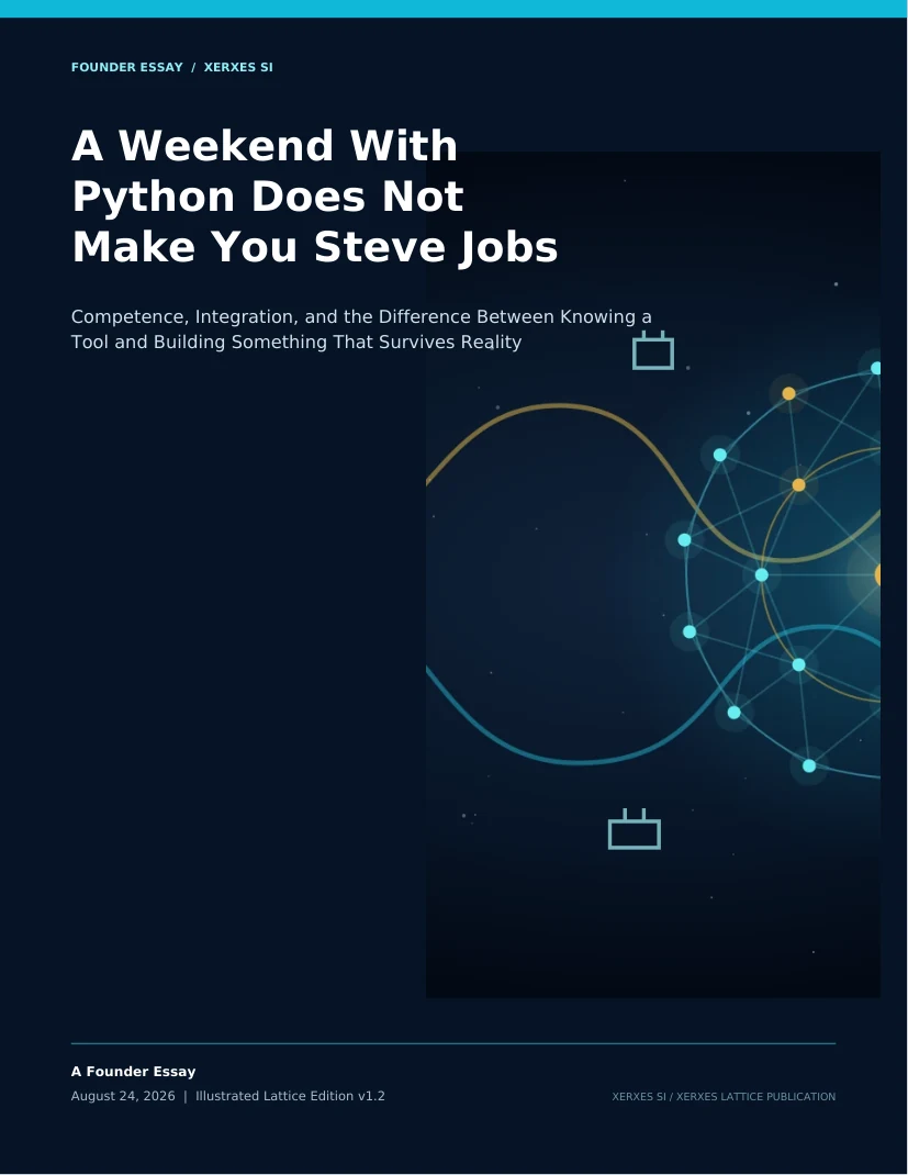 Illustrated Lattice Edition cover for weekend python.